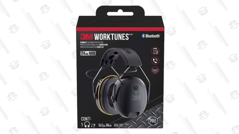 3M WorkTunes Connect Hearing Protector with Bluetooth Technology | $36 | Amazon